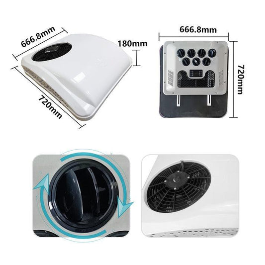 12V rv rooftop ac and heat unit,rv roof air conditioner,12v rv air conditioner,rv roof ac,camper air conditioner - Goodmatchup