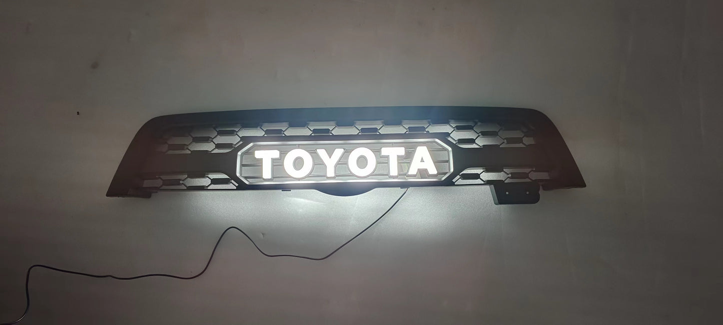 Goodmatchup Grille With Led Illuminated Letters For 1st Gen 2005 2006 2007 Toyota Sequoia Trd Pro Grill