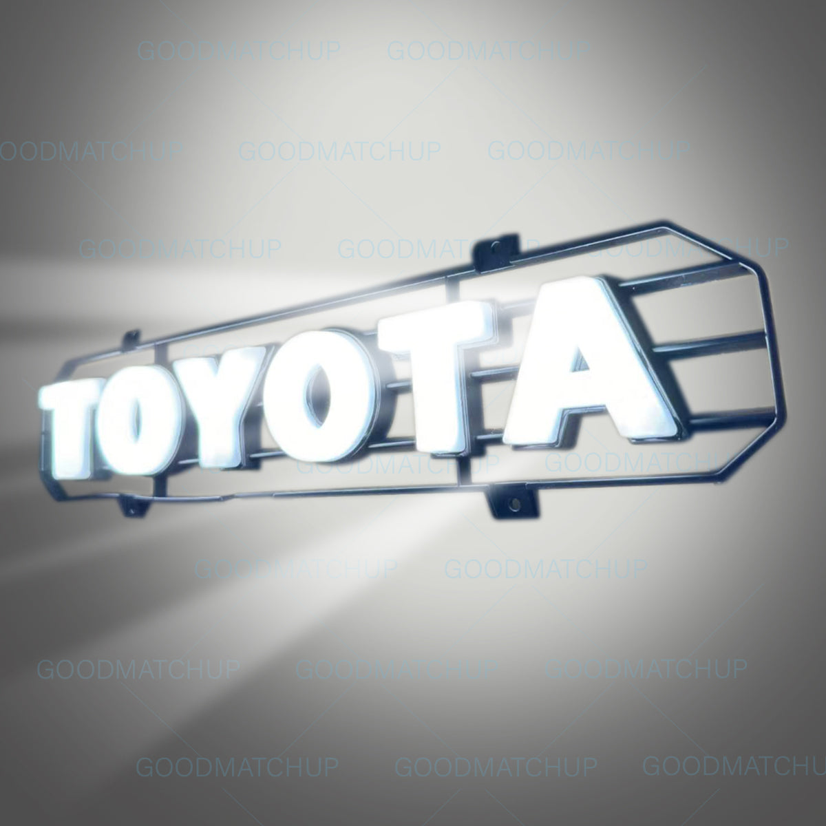 Goodmatchup Grille With Led Illuminated Letters For 2rd Gen 2007-2013 Tundra Trd Pro Grill