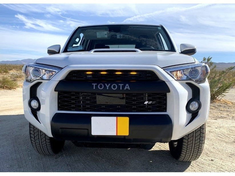Goodmatchup Grille For 5th Gen 2020 2021 2022 2023 Toyota 4Runner Trd Pro Grill With Raptor Lights Black