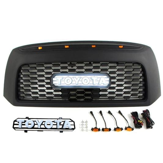 Goodmatchup Grille With Led Illuminated Letters For 2rd Gen 2007-2013 Tundra Trd Pro Grill