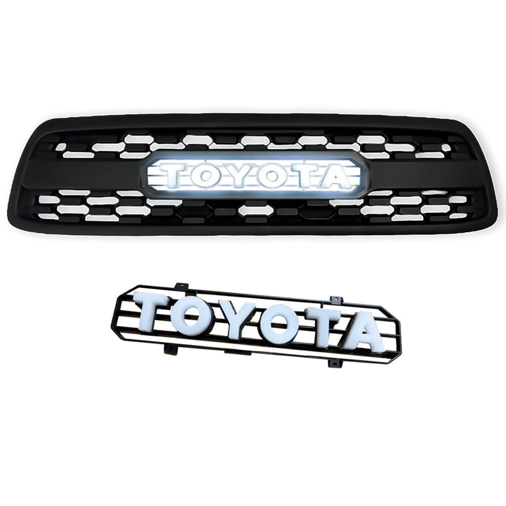 Goodmatchup Front Grill With Led Illuminated Letters For 1st Gen 2000 2001 2002 Toyota Tundra TRD Pro Grill