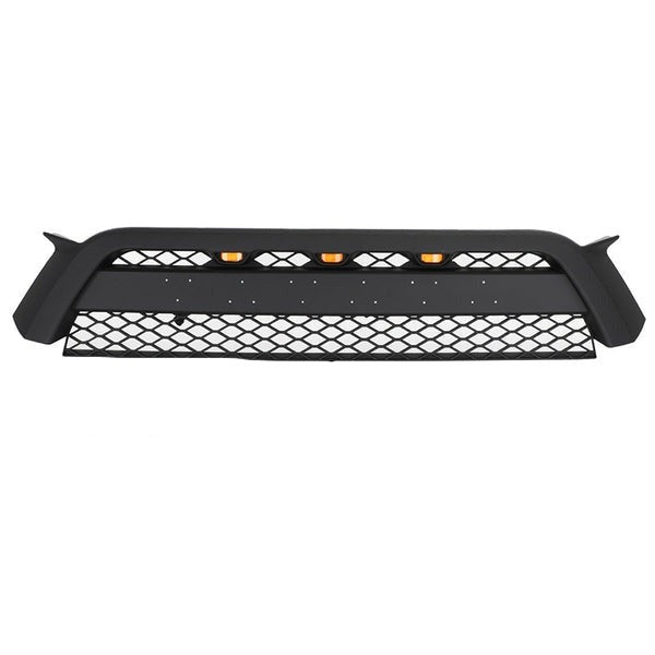 Goodmatchup Front Grille Fits For 2010 2011 2012 2013 5th Gen 4Runner Trd Pro Grill With Raptor Lights W/Letters