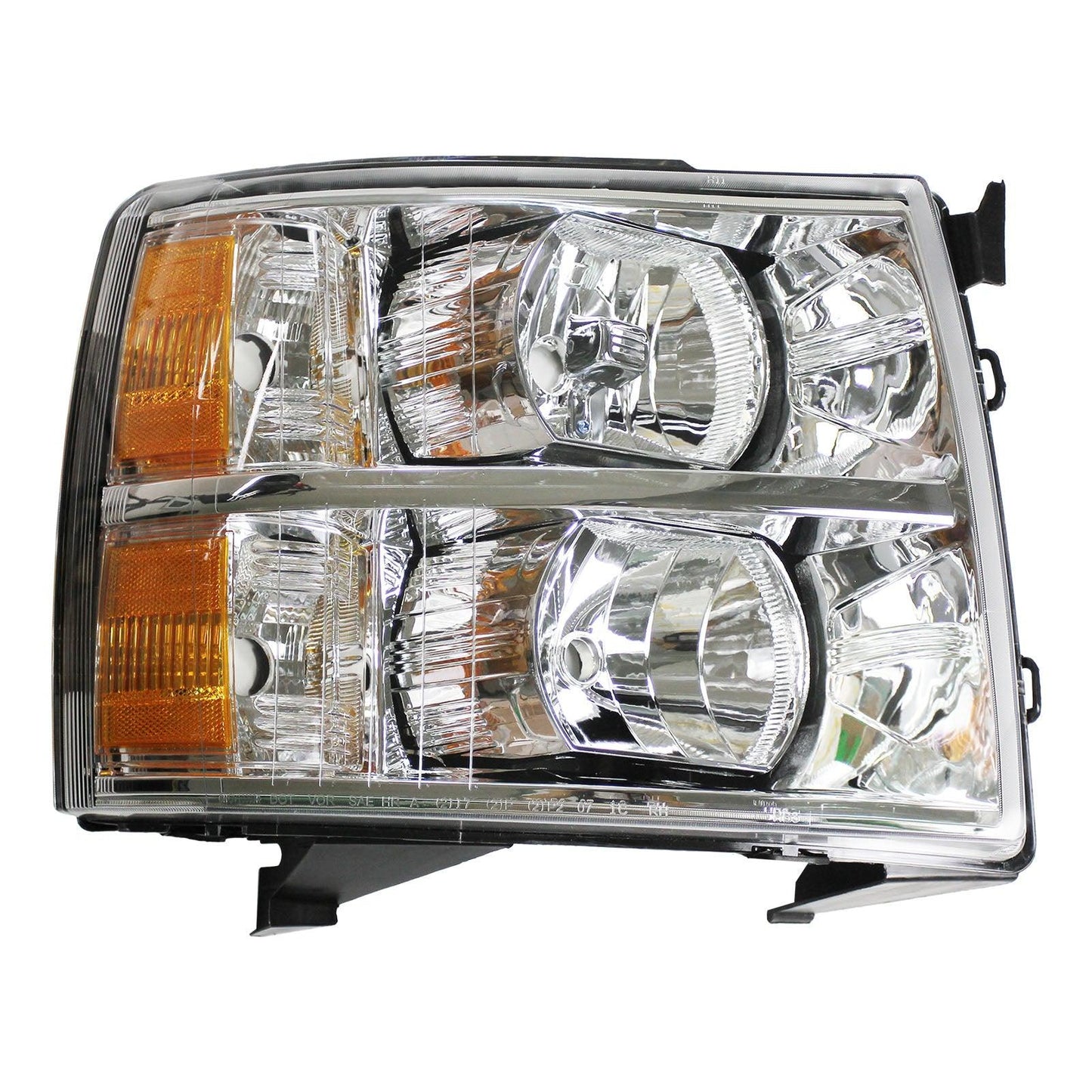 For 2007 2008 2009 2010 2011 2012 2013 2014 Gmc Sierra Chrome Headlight Set Left+Right - Goodmatchup