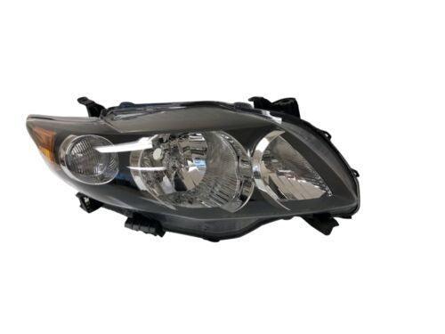 For 2009 -2010 Toyota Corolla Black Headlights Type S Lamps Replacement Pair Set - Goodmatchup