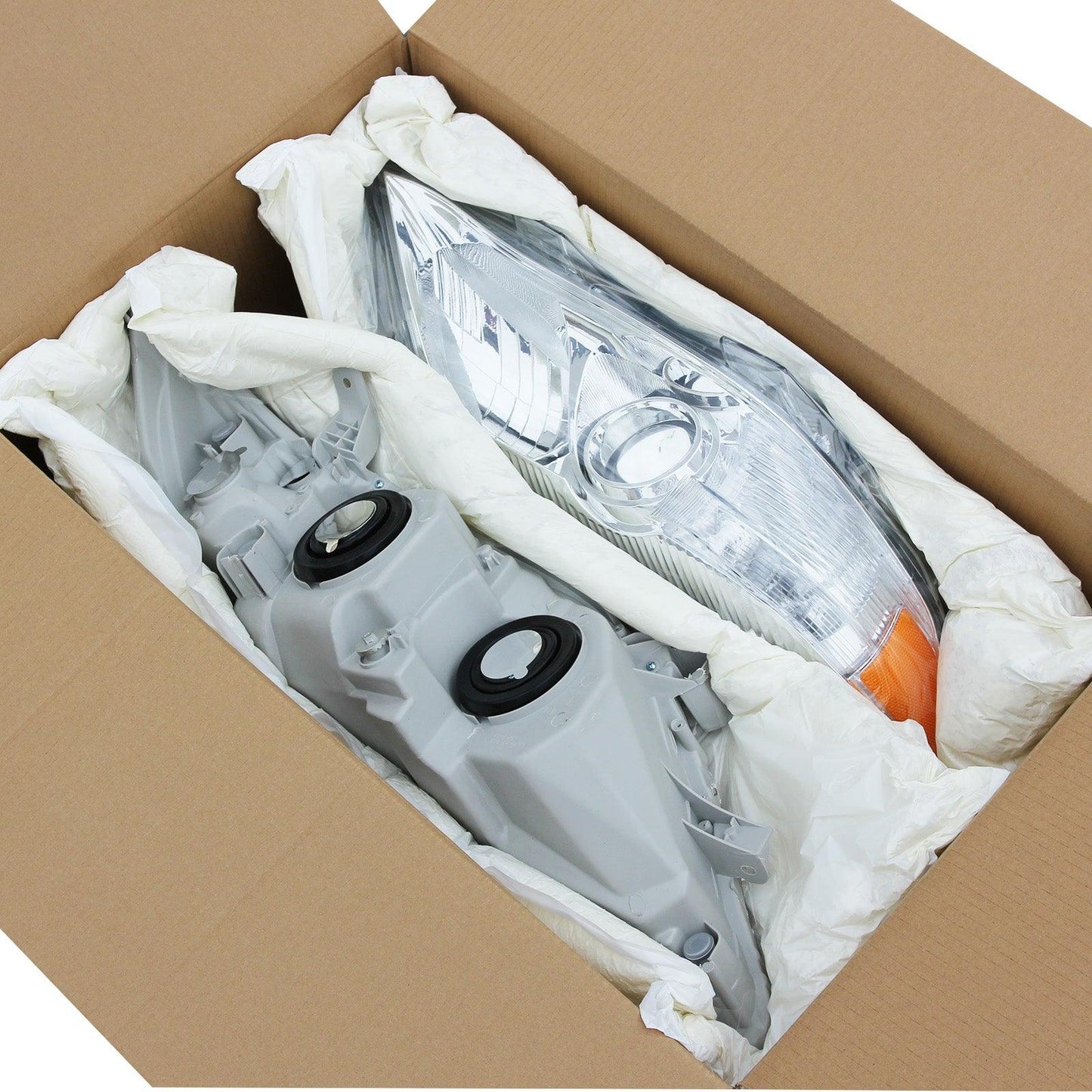 For 2010-2011 Toyota Camry Chrome Headlight Set Left+Right - Goodmatchup