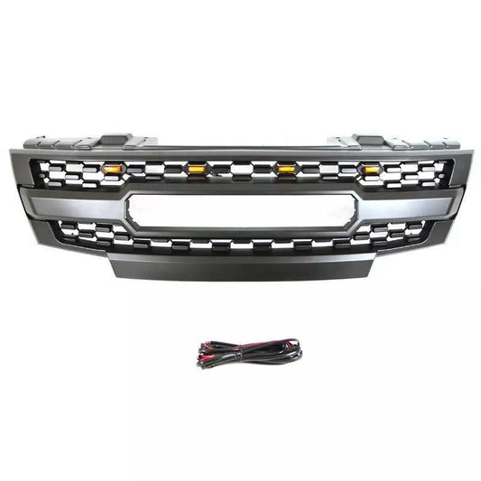Front Grill Fits For Nissan Frontier 2009-2016 Aftermarket Grill With Letters & Lights - Goodmatchup