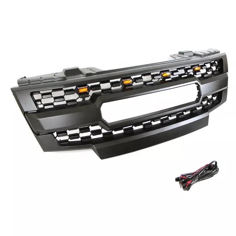 Front Grill Fits For Nissan Frontier 2009-2016 Aftermarket Grill With Letters & Lights - Goodmatchup