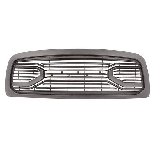 Front Grill For 2009 2010 2011 2012 Dodge RAM 1500 Big Horn Style Aftermarket Grill With Letters Black - Goodmatchup