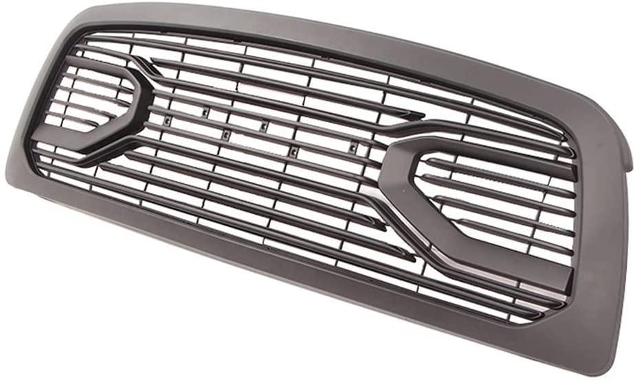 Front Grill For 2009 2010 2011 2012 Dodge RAM 1500 Big Horn Style Aftermarket Grill With Letters Black - Goodmatchup