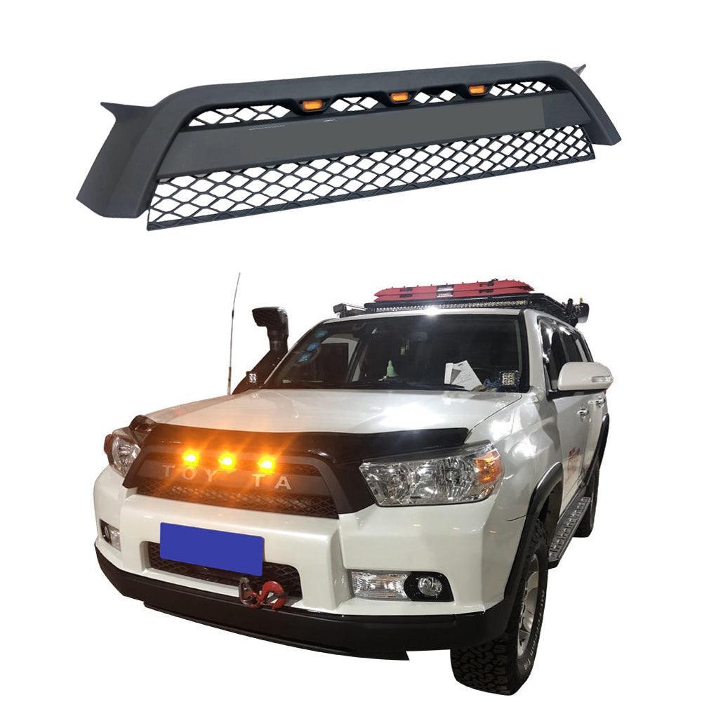 Front Grille Fits For 2010 2011 2012 2013 5th Gen 4Runner Trd Pro Grill With LED Light - Goodmatchup