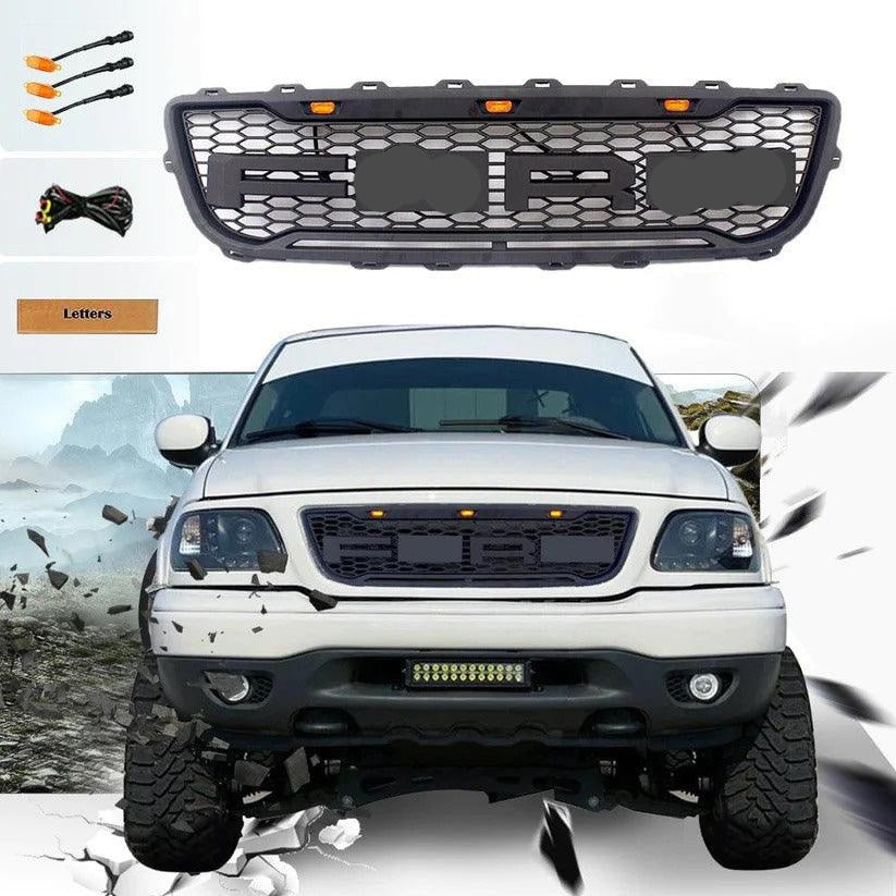 Front Grill For 1999 2000 2001 2002 2003 f150 Raptor Grill W/LED