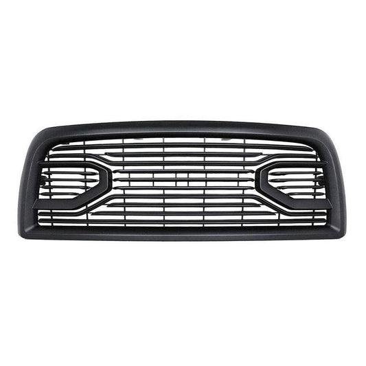 Goodmatchup Grille For 2013 2014 2015 2016 2017 2018 Dodge RAM 2500/3500 Grill Replacement Big Horn Style W/Letters Matte Black - Goodmatchup