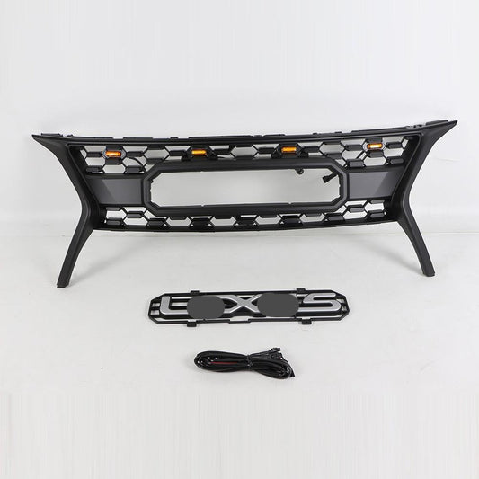 Grill For 2013 2014 2015 2016 Lexus RX270 350 450H With letters & LED Lights Matte Black - Goodmatchup