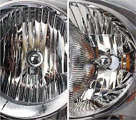 Headlight for 2006 2007 2008 Dodge RAM 1500/2500/3500 Chrome Replacement Driver and Passenger side - Goodmatchup