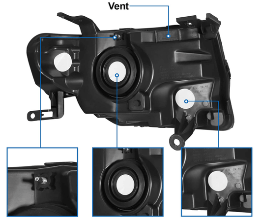 Headlight for 2008-2012 Ford Escape Driver and Passenger Side - Goodmatchup