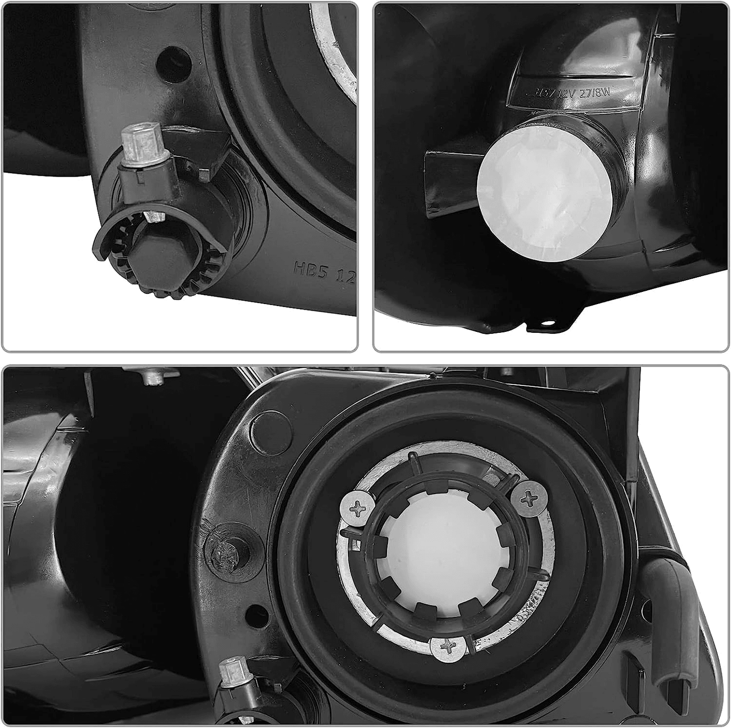 Headlights for 2001 2002 2003 2004 2005 2006 2007 Dodge Set Left &Right - Goodmatchup