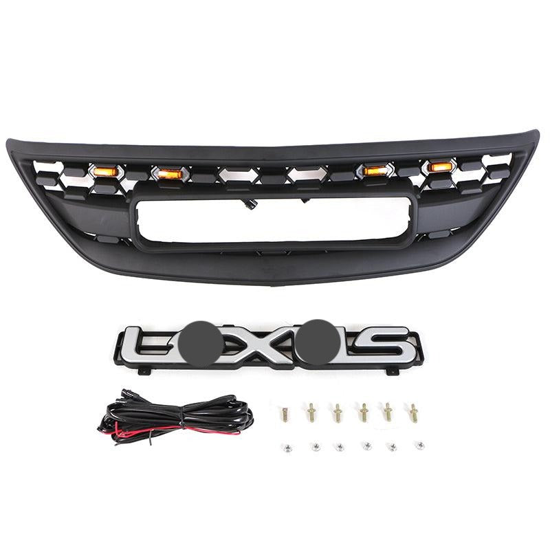 Matte Black Grill For 2004 2005 2006 2007 2008 2009 Lexus RX350 With letters & LED Lights - Goodmatchup