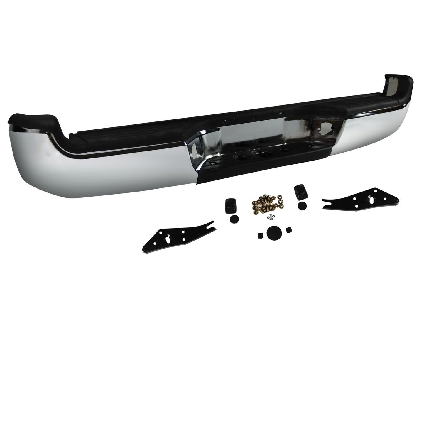 NEW Steel - Complete Chrome Rear Bumper Assembly For 2005-2015 Tacoma 05-15 SR5 (Fits: Tacoma) - Goodmatchup