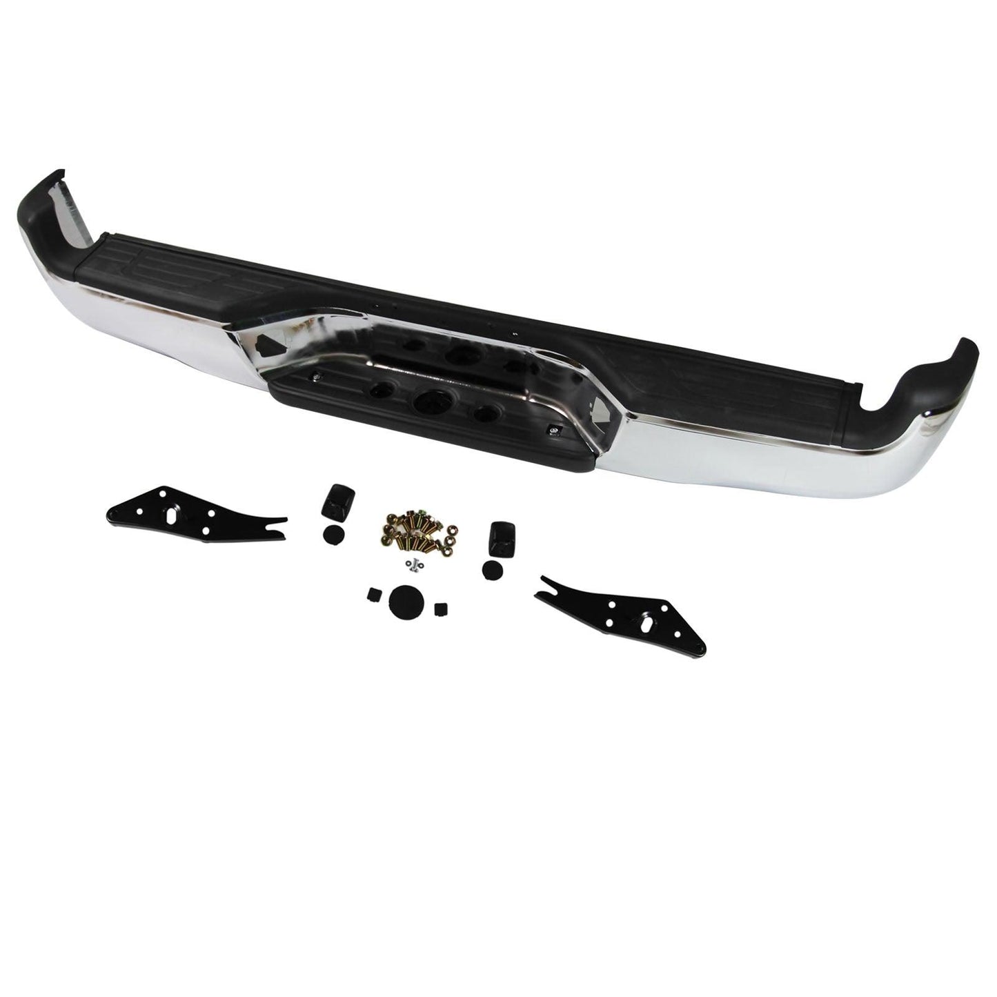 NEW Steel - Complete Chrome Rear Bumper Assembly For 2005-2015 Tacoma 05-15 SR5 (Fits: Tacoma) - Goodmatchup