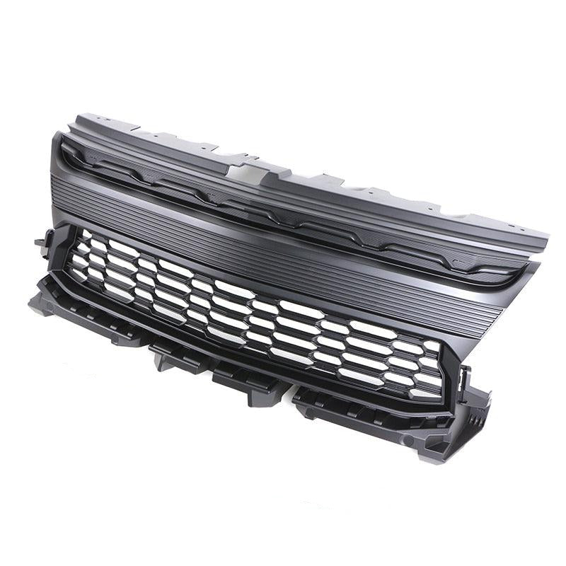 Raptor Style Front Grill Replacement For 2021-2022 Chevrolet Colorado W/Letters and W/LED Lights Black - Goodmatchup