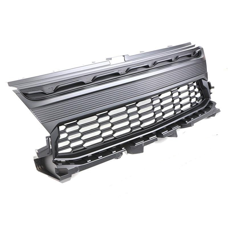 Raptor Style Front Grill Replacement For 2021-2022 Chevrolet Colorado W/Letters and W/LED Lights Black - Goodmatchup