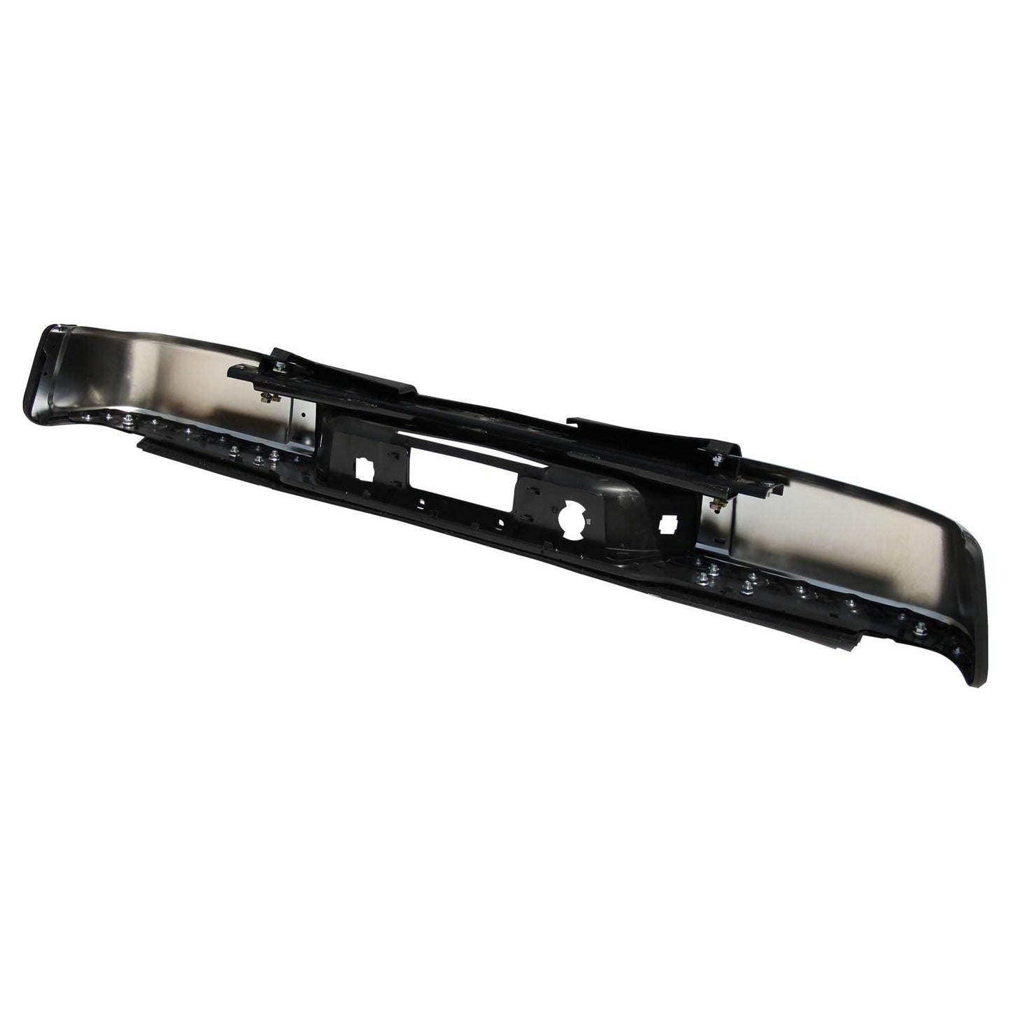 Steel Complete Chrome Rear Bumper For 2007 2008 2009 2010 2011 2012 2013 Chevy Silverado Gmc Sierra 1500 (Fits: Silverado 1500) Without Hole - Goodmatchup