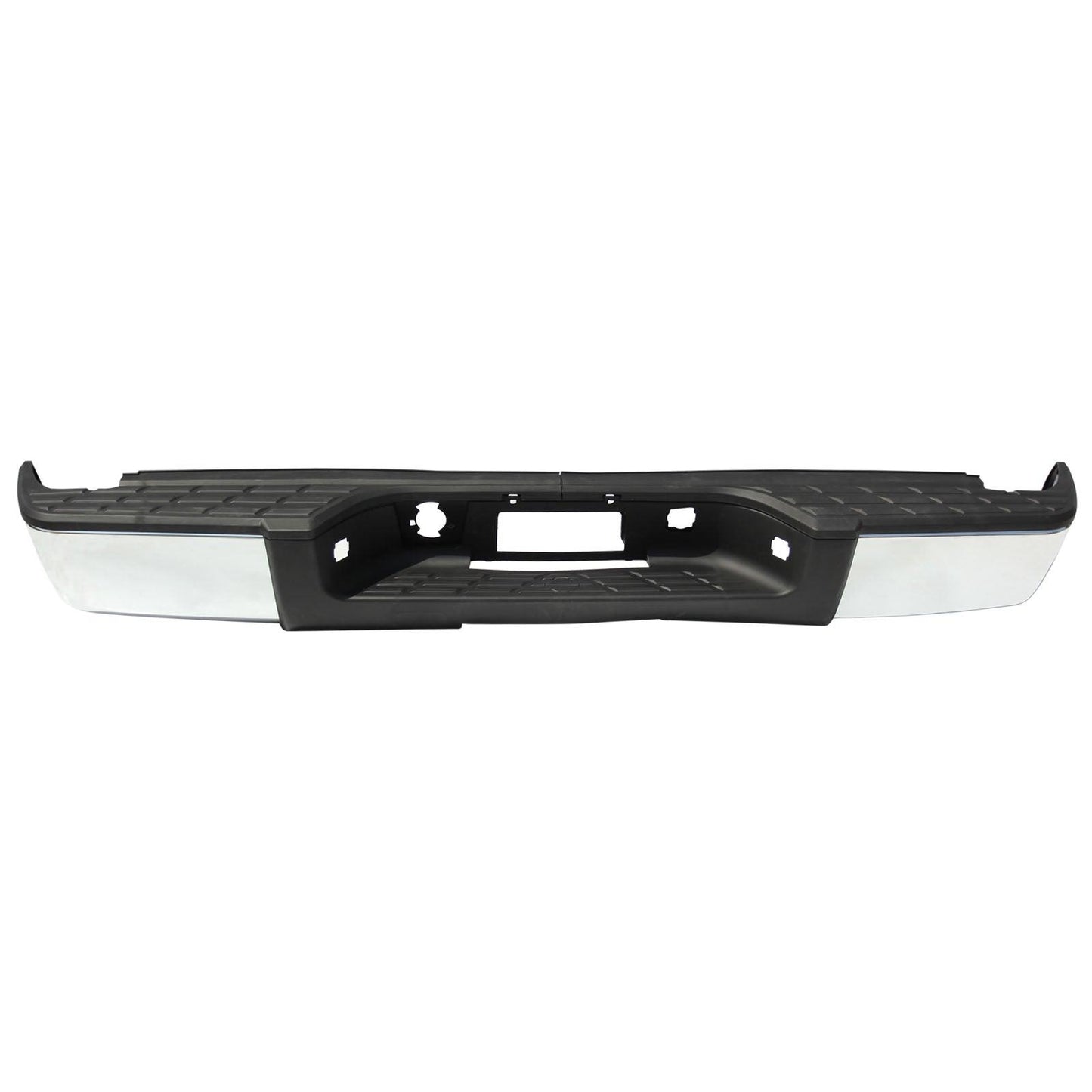 Steel Complete Chrome Rear Bumper For 2007 2008 2009 2010 2011 2012 2013 Chevy Silverado Gmc Sierra 1500 (Fits: Silverado 1500) Without Hole - Goodmatchup