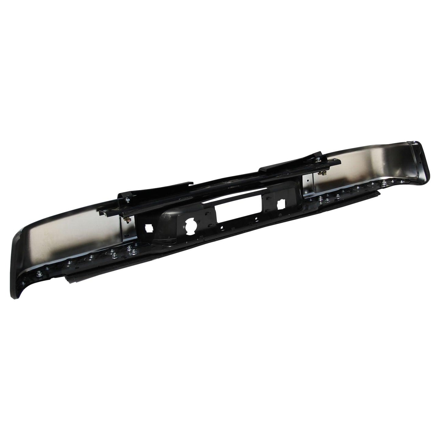 Steel Complete Chrome Rear Bumper For 2007 2008 2009 2010 2011 2012 2013 Chevy Silverado Gmc Sierra 1500 (Fits: Silverado 1500) Without Hole - Goodmatchup