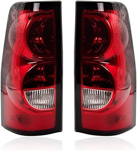 Tail lights for 2003-2006 Chevrolet Silverado Replacement OE Style Assembly Passenger and Driver Side - Goodmatchup