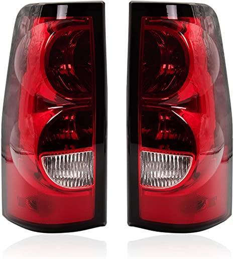 Tail lights for 2003-2006 Chevrolet Silverado Replacement OE Style Assembly Passenger and Driver Side - Goodmatchup