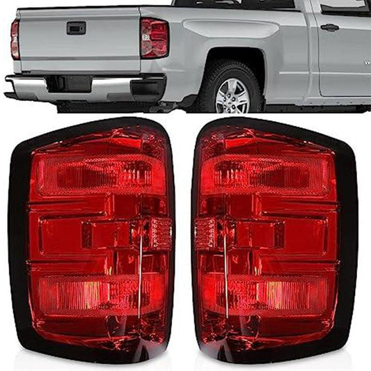 Tail lights for 2014-2019 chevrolet Silverado/2015-2019 GMC Sierra Driver & Passenger Side 2 Piece Set - Goodmatchup
