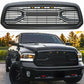 Goodmatchup Grille For 4th Gen 2013 2014 2015 2016 2017 2018 Dodge Ram 1500 Grill Horizontal Billet Grill With Letters & Amber Lights Matte Black