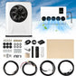 12V tractor air conditioner,12V trailer air conditioner，universal type air conditioner truck tractor van vehicle trailer ac unit - Goodmatchup