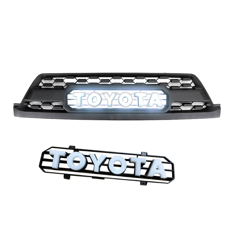 Goodmatchup Grille With Led Illuminated Letters For 3rd Gen 2003-2005 4Runner Trd Pro Grill