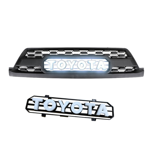 Goodmatchup Grille With Led Illuminated Letters For 3rd Gen 2003-2005 4Runner Trd Pro Grill