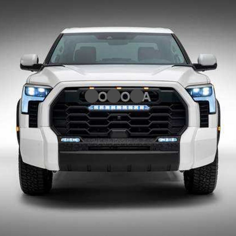 Grill For 2022-2023 2024 Toyota Tundra Trd Pro Grill Replacement With Light Bar