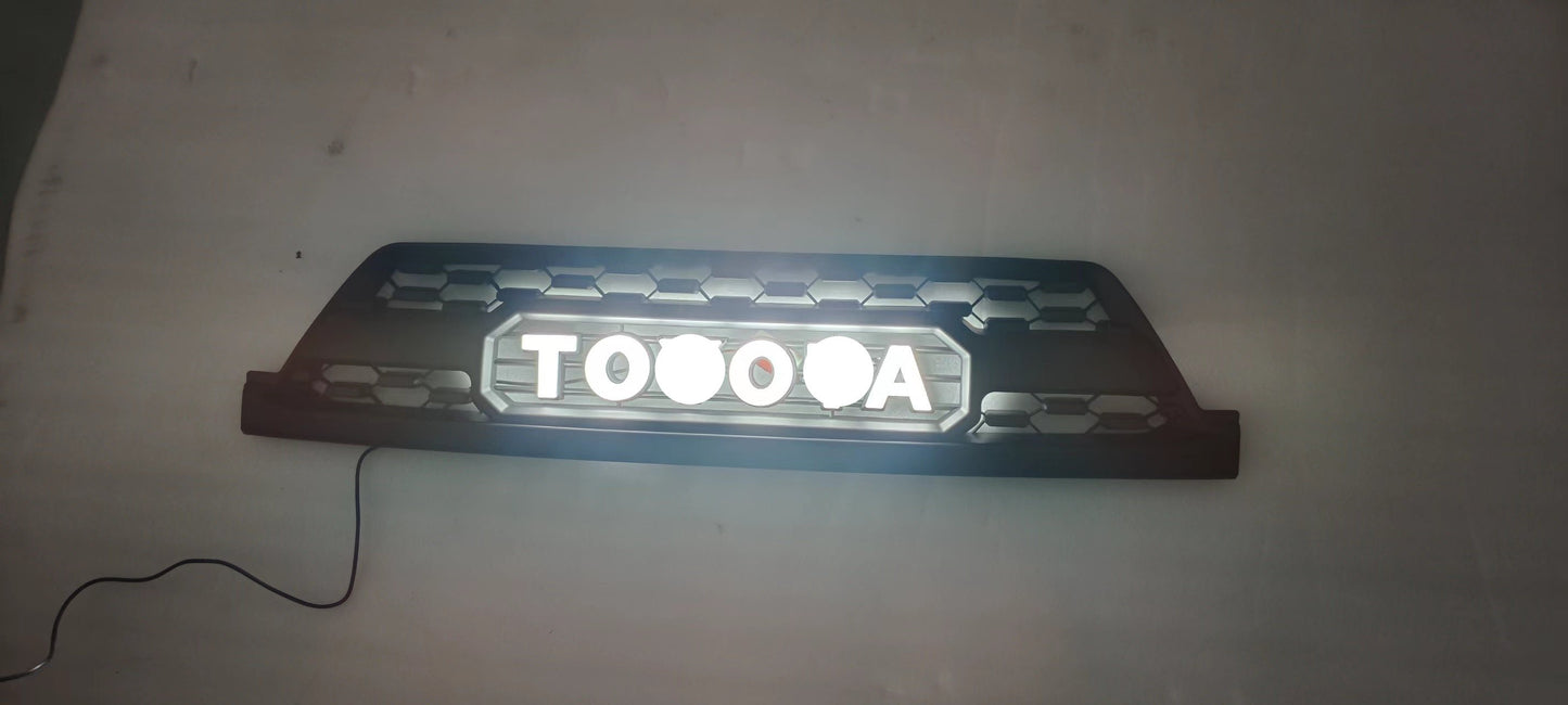 Goodmatchup Grille With Led Illuminated Letters For 3rd Gen 2003-2005 4Runner Trd Pro Grill