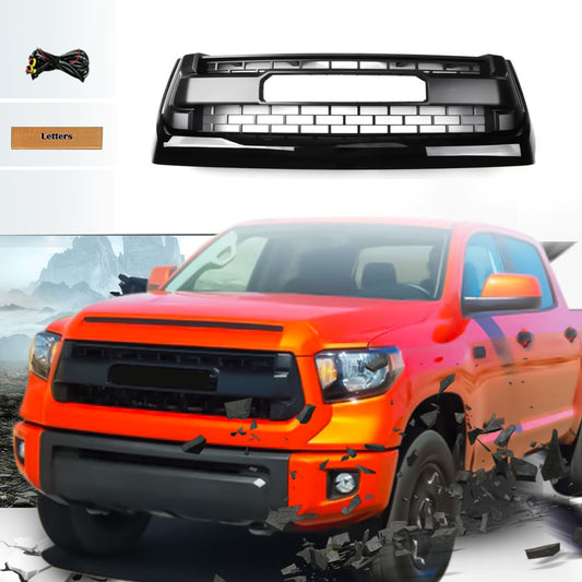 Goodmatchup Grill For 2014 2015 2016 2017 Tundra Trd Pro Black Grilel With Toyota Letters