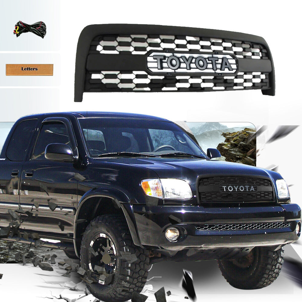Goodmatchup Grille For 1st Gen 2003 2004 2005 2006 Toyota Tundra Trd Pro Grill Replacement With Toyota Enblem