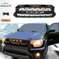 Front Grille For 2012 2013 2014 2015 2nd Gen Toyota Tacoma Trd Pro Grill With Amber Lights Matte Black