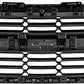 Front Grille Grill Compatible with 2016 2017 2018 Chevrolet Silverado 1500 Grill Gloss Black