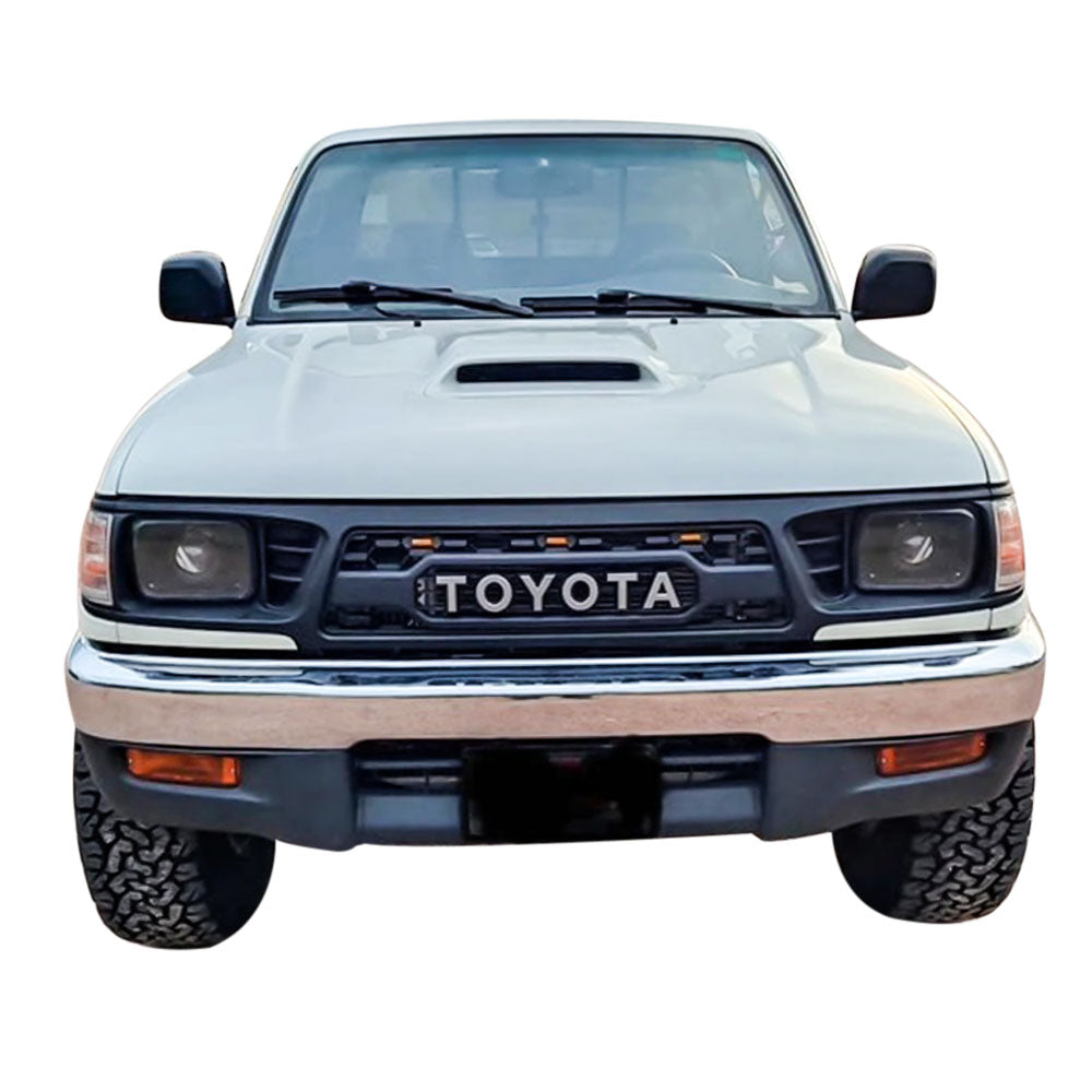 Front Grille For 1995-1996 Toyota Tacoma Trd Pro Grille W/Letters and Lights