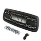 Front Grille For 2000 2001 2002 Toyota Tundra Trd Pro Grille Replacement With Amber Lights and Letters Matte Black