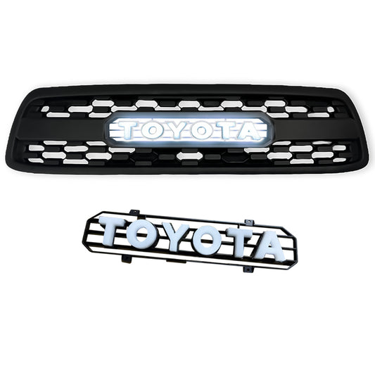 Goodmatchup Front Grill With Led Illuminated Letters For 1st Gen 2000 2001 2002 Toyota Tundra TRD Pro Grill