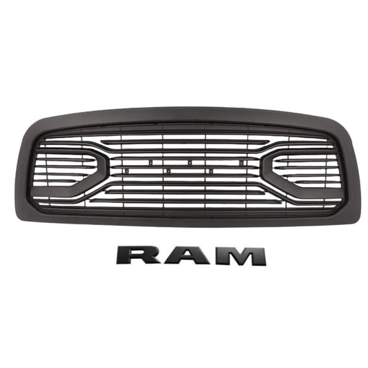 Goodmatchup Grill For 2009 2010 2011 2012 Dodge RAM 1500 Grill With Letters Black