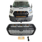 Front Grille Fit For FORD Transit 2022-2023 Black Grill With LED & Light Bar