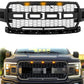 Front Grill For 2018 2019 2020 f150 Raptor Grill W/ LED W/Letters Matte Black - Goodmatchup