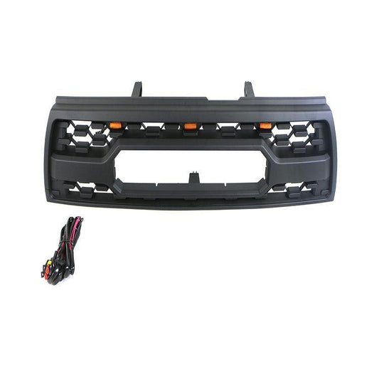 Front Grill For 3rd Gen 1996 1997 1998 1999 2000 2001 2002 Toyota 4Runner TRD PRO Aftermarket Grill Replacement All Models With 3 LED Lights And Letters - Goodmatchup