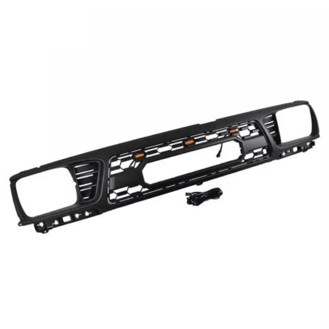 Front Grille For 1995-1996 Toyota Tacoma Trd Pro Grill W/Letters and Lights - Goodmatchup